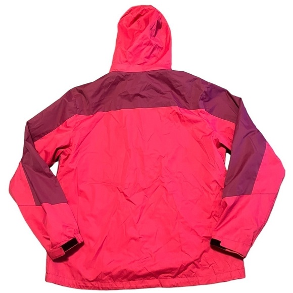 Outdoor Diamond Candy gore-tex pink and purple medium weight jacket with hood - Picture 2 of 12